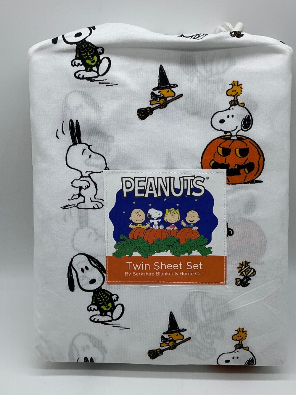 Peanuts Snoopy Halloween Twin Sheet Set